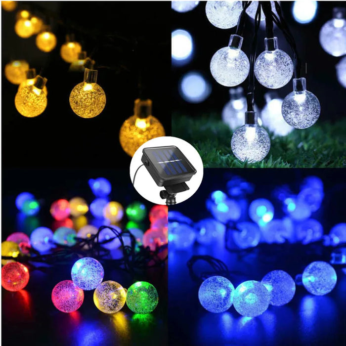 Solarite Solar LED String Lights – Waterproof Outdoor Fairy Lights | Solar Garden Lighting