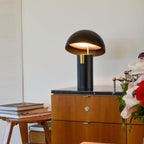 Orion Luxe Glass Table Lamp – Contemporary LED Accent Lighting | Premium Stainless Steel Design