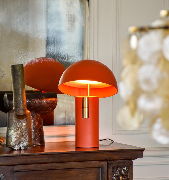 Orion Luxe Glass Table Lamp – Contemporary LED Accent Lighting | Premium Stainless Steel Design