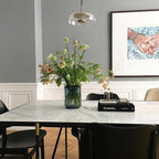 Solara Brass Pendant Light – Modern Glass LED Hanging Lamp | Elegant Ambient Interior Lighting