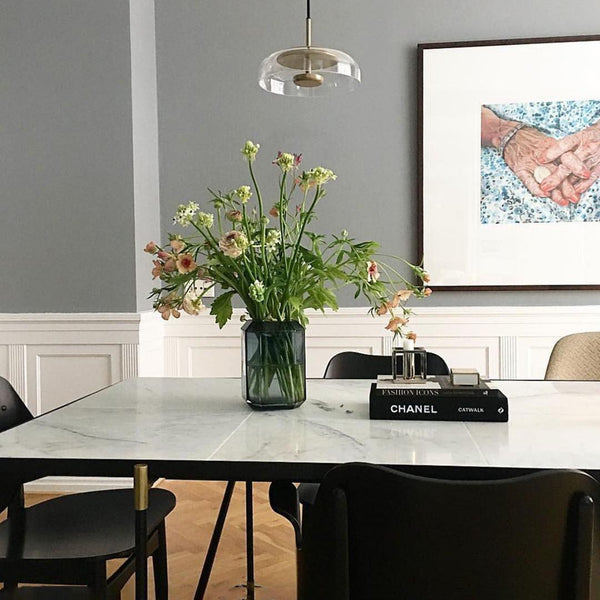 Solara Brass Pendant Light – Modern Glass LED Hanging Lamp | Elegant Ambient Interior Lighting