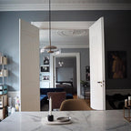 Solara Brass Pendant Light – Modern Glass LED Hanging Lamp | Elegant Ambient Interior Lighting