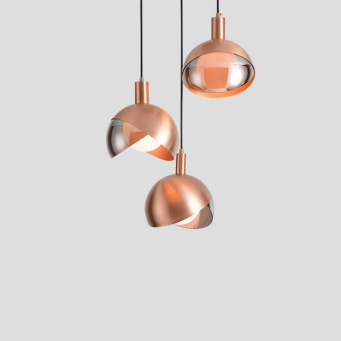 Modern Glass Pendant Light – Adjustable Metal Hanging Lamp | Minimalist Urban Interior Lighting