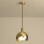 Modern Glass Pendant Light – Adjustable Metal Hanging Lamp | Minimalist Urban Interior Lighting