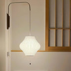 Nelson Walnut Wall Light – Mid-Century Modern Sconce | Designer Ambient Lighting