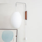 Nelson Walnut Wall Light – Mid-Century Modern Sconce | Designer Ambient Lighting