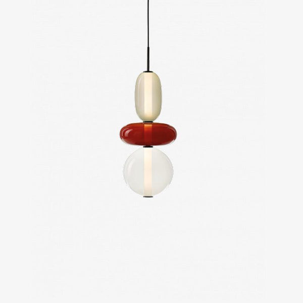 Candied Glass Pendant Light – Colourful Modern Hanging Lamp | Artistic Contemporary Ceiling Lighting