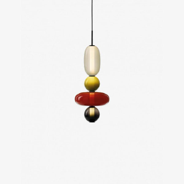 Candied Glass Pendant Light – Colourful Modern Hanging Lamp | Artistic Contemporary Ceiling Lighting