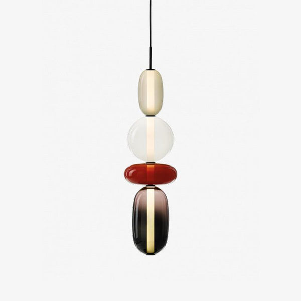 Candied Glass Pendant Light – Colourful Modern Hanging Lamp | Artistic Contemporary Ceiling Lighting
