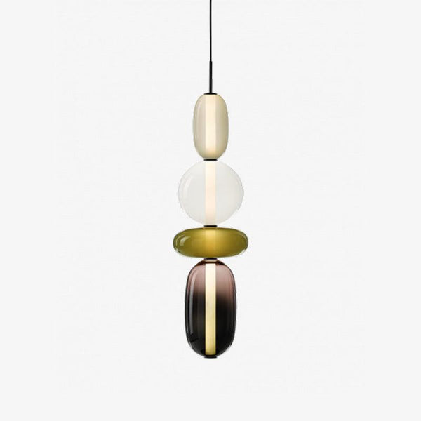 Candied Glass Pendant Light – Colourful Modern Hanging Lamp | Artistic Contemporary Ceiling Lighting