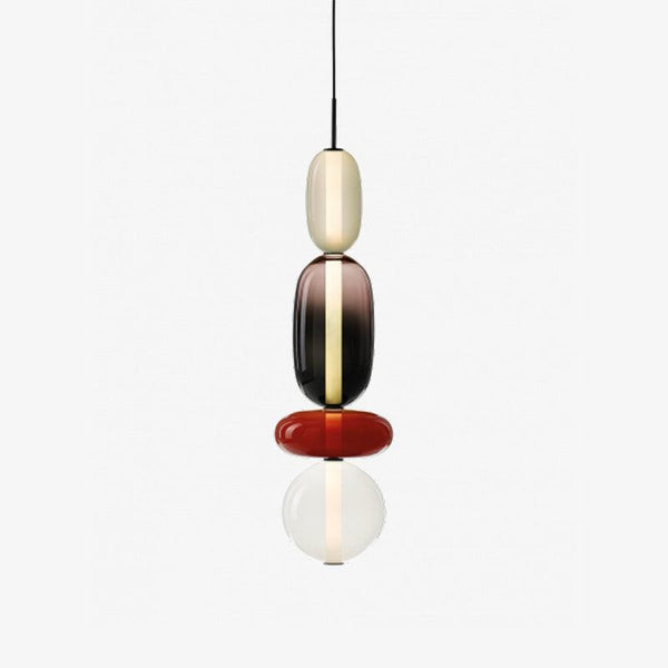 Candied Glass Pendant Light – Colourful Modern Hanging Lamp | Artistic Contemporary Ceiling Lighting