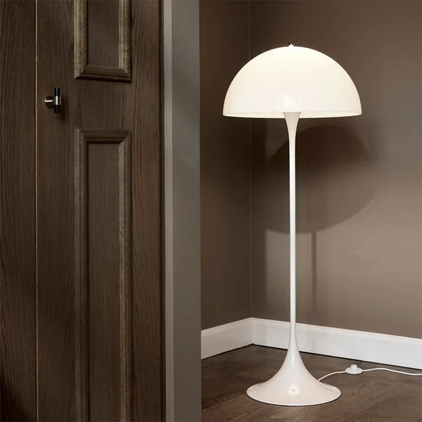 Nordhaven Mushroom Floor Lamp – Scandinavian Designer Lighting | Modern Ambient Statement Lamp