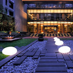 Cobblestone Garden Lamp – Rechargeable LED Outdoor Accent Light with 16 Colours
