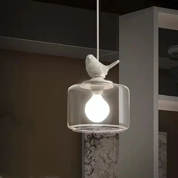 Bird Pendant Light – Artistic Glass Hanging Lamp | Elegant Nature-Inspired Ceiling Lighting