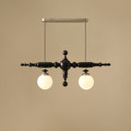 Cambridge Wood Chandelier – Rustic Modern Glass Ceiling Light | Timeless English Interior Lighting