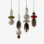 Candied Glass Pendant Light – Colourful Modern Hanging Lamp | Artistic Contemporary Ceiling Lighting