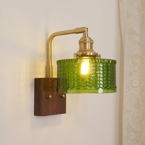 Camela Heritage Wall Light – Vintage Glass Wall Lamp | Rustic Luxury Lighting | Nature-Inspired Interior Elegance