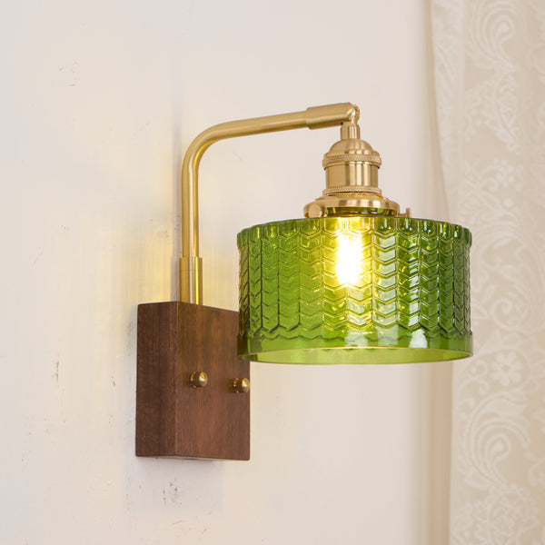 Camela Heritage Wall Light – Vintage Glass Wall Lamp | Rustic Luxury Lighting | Nature-Inspired Interior Elegance