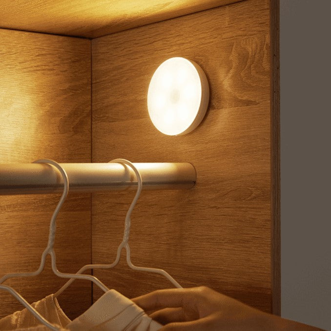 Circly Motion Sensor Light – Rechargeable LED Night Light | Wireless Magnetic Lighting | Smart Home Convenience
