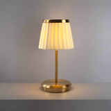 LumiÉtoile Rechargeable Table Lamp – Dimmable Fabric Shade Light | Cordless Ambient Lighting for Elegant Interiors