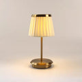 LumiÉtoile Rechargeable Table Lamp – Dimmable Fabric Shade Light | Cordless Ambient Lighting for Elegant Interiors