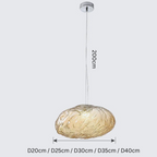 Bubble Glass Pendant Light – Minimalist Sculptural Hanging Lamp | Modern Statement Interior Lighting
