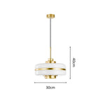 Nordéclair Glass Pendant Light – Nordic Luxury Hanging Lamp | Minimalist Scandinavian Ceiling Lighting
