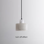 White Marble Pendant Light – Scandinavian Hanging Lamp | Minimalist Luxury Interior Lighting