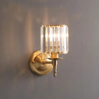Crystal Époque Wall Light – Vintage Brass Crystal Sconce | Luxury Glamour Accent Lighting