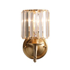 Crystal Époque Wall Light – Vintage Brass Crystal Sconce | Luxury Glamour Accent Lighting
