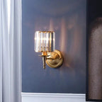 Crystal Époque Wall Light – Vintage Brass Crystal Sconce | Luxury Glamour Accent Lighting