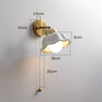Fleur Élégance Wall Light – French Vintage Floral Sconce | Luxury Gold & White Accent Lighting