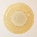 Bauhaus Glass Pendant Light – Cream Yellow Hanging Lamp | Vintage Modern Interior Lighting