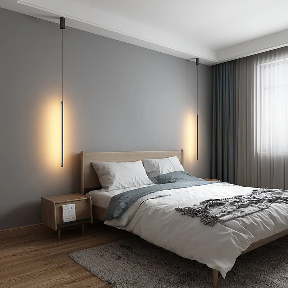Linearis LED Pendant Light – Minimalist Aluminium Hanging Lamp | Modern Architectural Ceiling Lighting