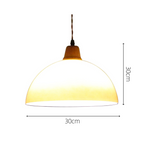 Ambermere Farmhouse Pendant Light – Retro Amber Glass Hanging Lamp | Rustic Vintage Ceiling Lighting