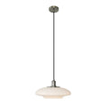 White Glass Pendant Light – Modern Minimalist Hanging Lamp | Contemporary Ambient Interior Lighting