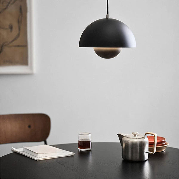 Scandinavian Flowerpot Pendant Light – Modern Nordic Ceiling Lamp | Warm Minimalist Interior Lighting