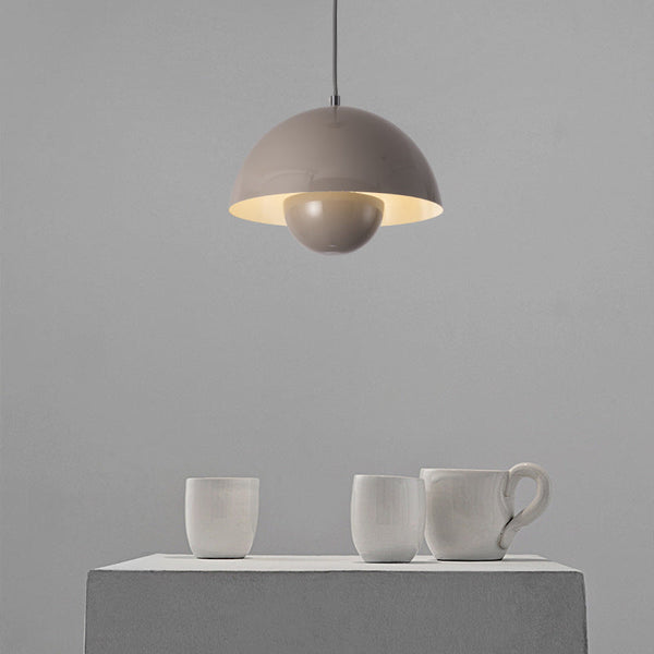 Scandinavian Flowerpot Pendant Light – Modern Nordic Ceiling Lamp | Warm Minimalist Interior Lighting