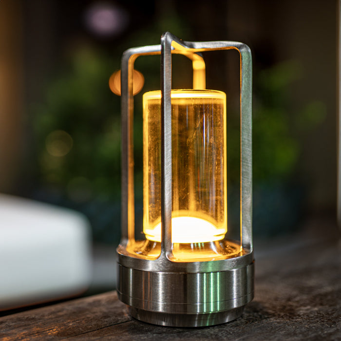 Sunny Side Up Crystal LED Table Lamp – Rechargeable Designer Lamp | Luxury Ambient Lighting