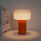 MushLume Rechargeable Night Light – Dimmable Mushroom Table Lamp | Modern Ambient LED Lighting