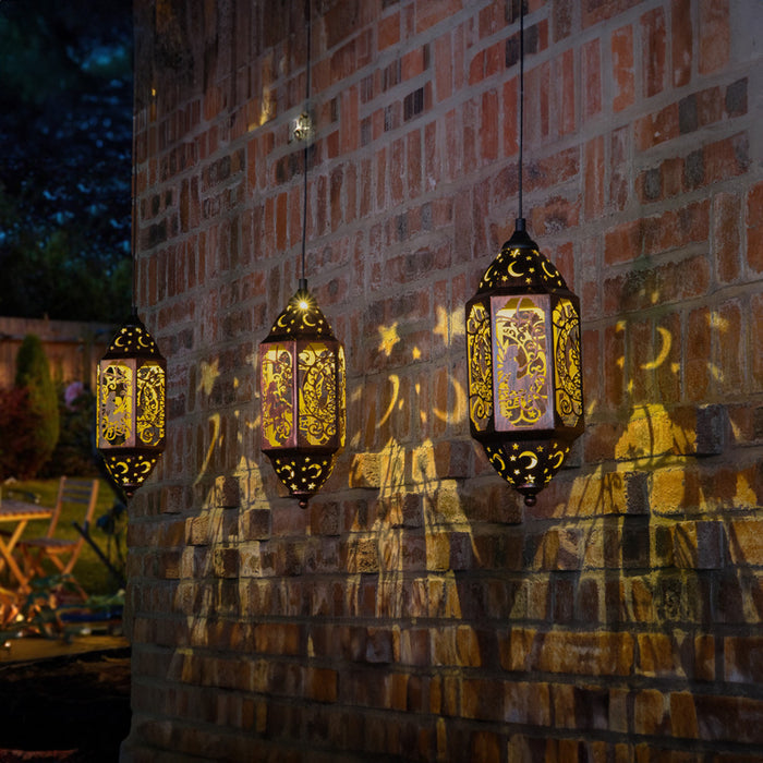 Heavenly Lantern – Solar Fairy Lantern with Celestial Design | Decorative Outdoor Lighting