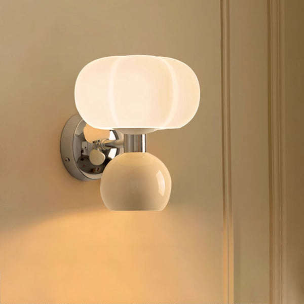 Cream Resin LED Wall Light – Modern Designer Wall Sconce | Soft Ambient Interior Lighting