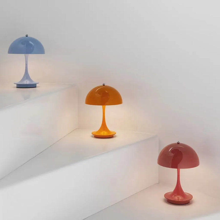 EclatéAura – Rechargeable Designer LED Table Lamp for Elegant Atmospheres