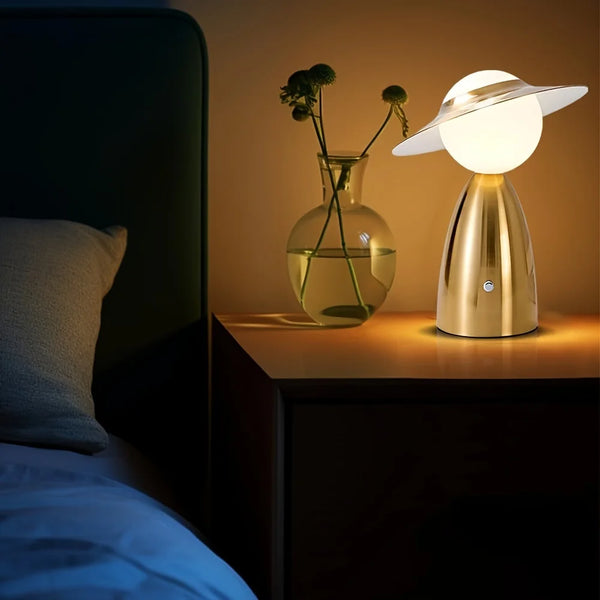 TouchBright Wireless Charging Table Lamp – Smart Lighting with Modern Convenience