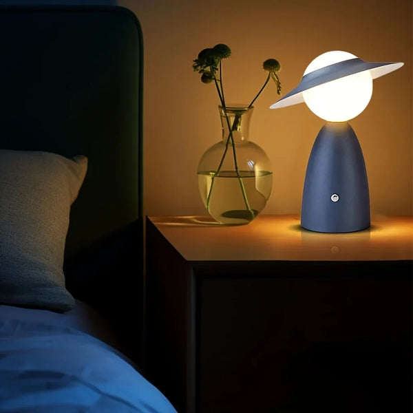 TouchBright Wireless Charging Table Lamp – Smart Lighting with Modern Convenience