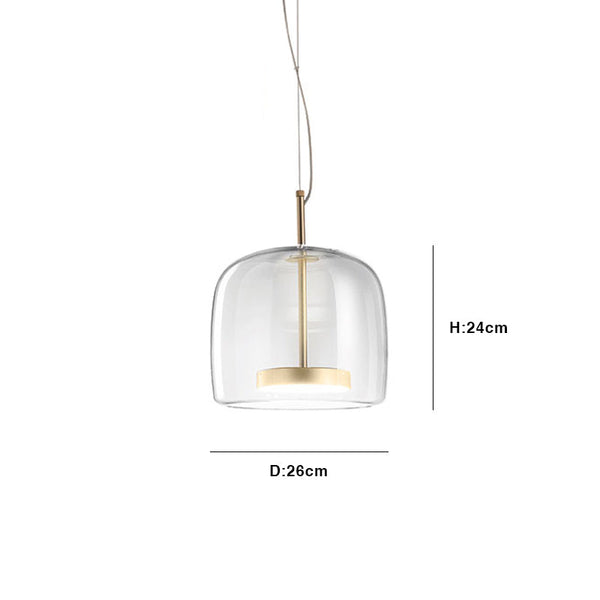 Hotel Glass Pendant Light – Luxury Glass Hanging Lamp | Elegant Contemporary Ceiling Lighting