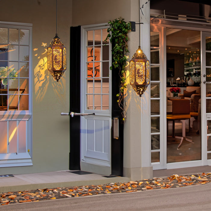 Heavenly Lantern – Solar Fairy Lantern with Celestial Design | Decorative Outdoor Lighting