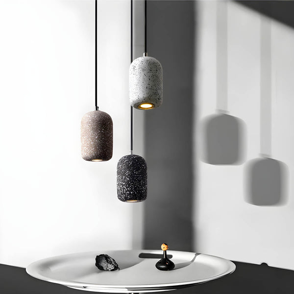 Ferro Pendant Light – Industrial Hanging Lamp | Modern Cement Ceiling Lighting