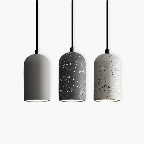 FORGI Concrete Pendant Light – Industrial Minimalist Hanging Lamp | Modern Urban Ceiling Lighting