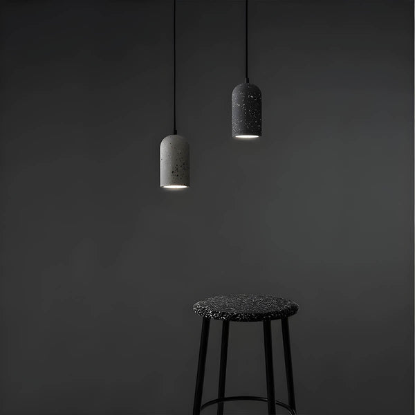 FORGI Concrete Pendant Light – Industrial Minimalist Hanging Lamp | Modern Urban Ceiling Lighting